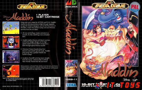 Sega Mega Drive Aladdin SEGA Video Games IT Toys