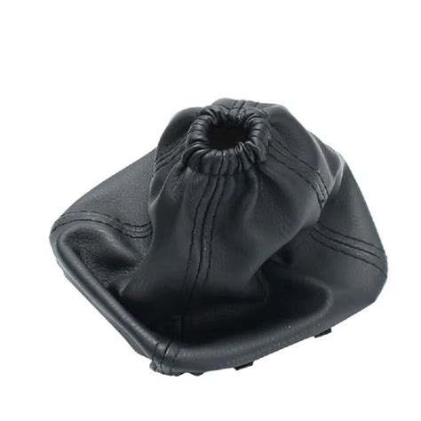 Car Gear Stick Shift Gaiter Leather Boot Cover Black Pu Leather For