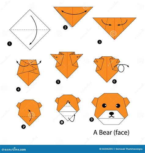 Origami Bear Instructions
