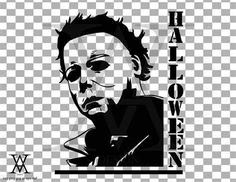 Michael Myers Halloween Vector INSTANT DOWNLOAD Svg Png Eps Dxf Ai Halloween Vector