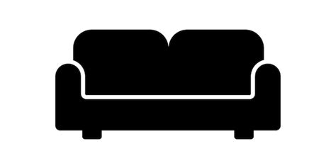 Premium Vector Sofa Vector Icon On White Background Modern Linear