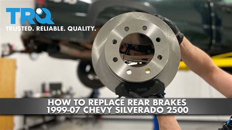 How To Replace Rear Brakes 1999 2007 Chevy Silverado 2500 1a Auto