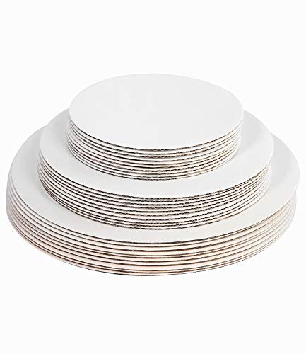 30 Pack White Cake Board Roundscircle Cardboard Round Base 68 And 10