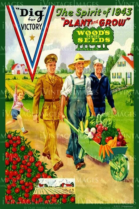 Victory Garden 1943 041 Wwii Posters Victory Garden Victorious
