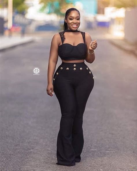 Curvy Ghanaian Actress Moesha Boduong Shows Off Her Hot Body In Sultry