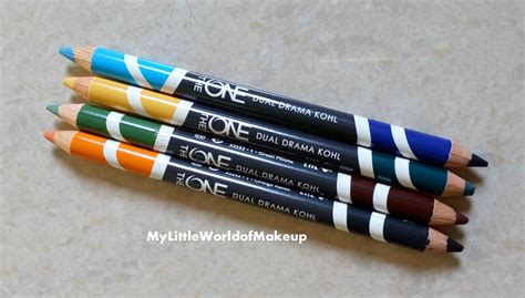 The One Dual Drama Kohl Eye Pencil By Oriflame Review And Swatches