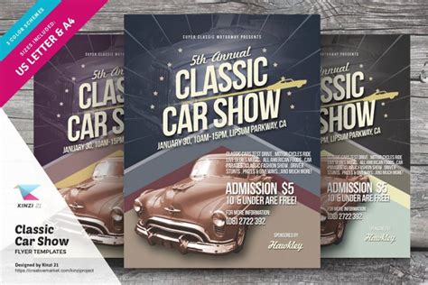 11 Car Show Flyers Psd And Ai Templates Graphic Cloud