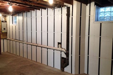 The wall system includes insulation, wallboard and finished wall surface. Interior Basement Wall Insulation | InSoFast