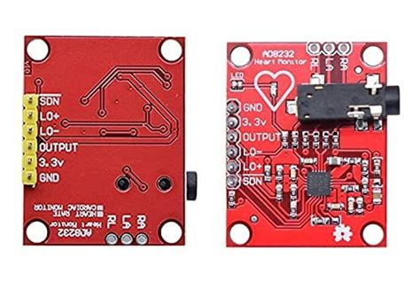 AD8232 ECG Module Pinout Interfacing With Arduino 55 OFF