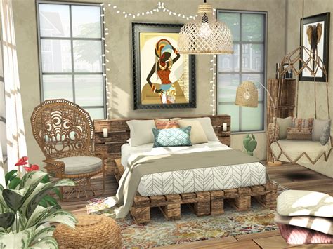 Boho Bedroom By Flubs79 At Tsr 187 Sims 4 Updates