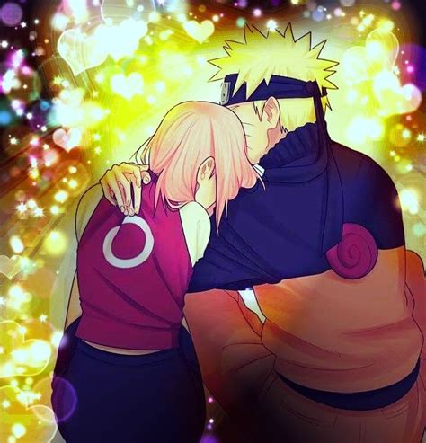Sakura Hug To Naruto Armnarusaku Shippuden Наруто узумаки Наруто