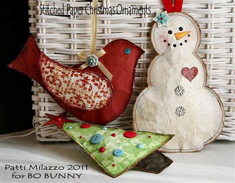 Diy decorations, christmas wreath, hanging decorations, wall decoration ideas. The BoBunny Blog: Handmade Christmas Ornaments