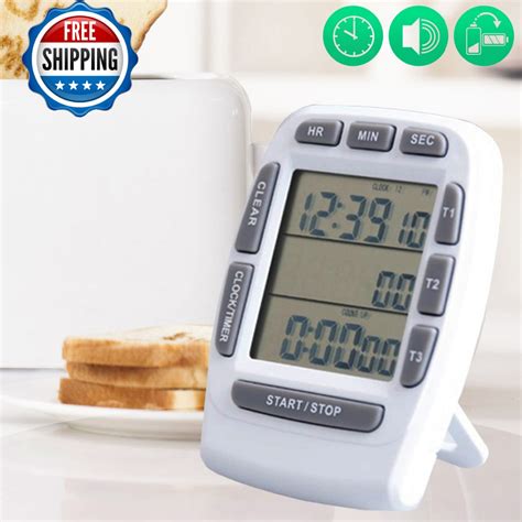 Digital Kitchen Timer Three Channel Electronic Timer Cooking Timer In