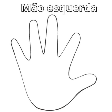 Molde De Mão Para Imprimir