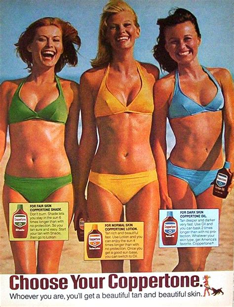 Cool Sun Tan Adverts From The S And S Vintage Everyday