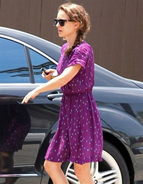 Natalie Portman Spotted In Westward Leaning Sunglasses
