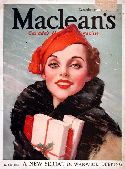 Image Detail For Vintage Maclean S Magazine Cover Only Features A
