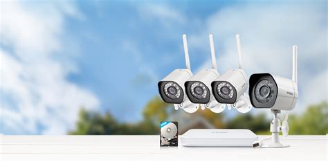 Zmodo 4 Channel 720p Wireless Wifi Outdoor Security Camera System