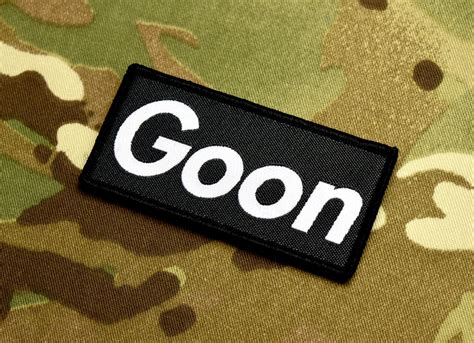 Bandw Goon Woven Morale Patch Britkitusa