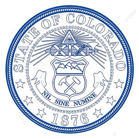 Colorado State Seal Isolated Seal Art Photo Background And Picture For