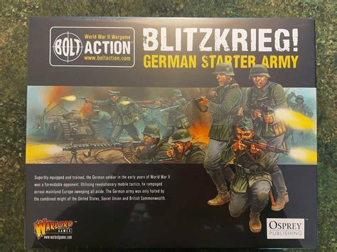 Bolt Action Blitzkrieg German Starter Army Pack 156 Wwii Military