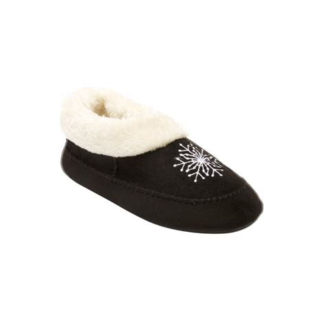 Comfortview Womens Wide Width The Snowflake Slipper Slippers