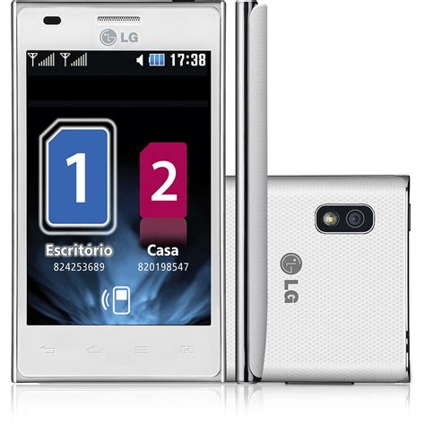 Celular Desbloqueado Lg Optimus L5 Branco E615 Com Dual Chip Loja Modelo