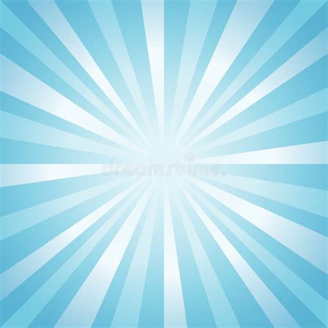 Abstract Soft Light Blue Rays Background Vector Stock Vector