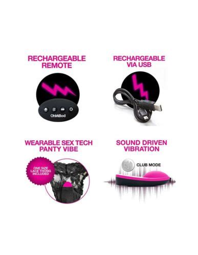 Ohmibod Club Vibe H Music Vibrator Wireless Panty Vaginal Clitoral Massager Ebay