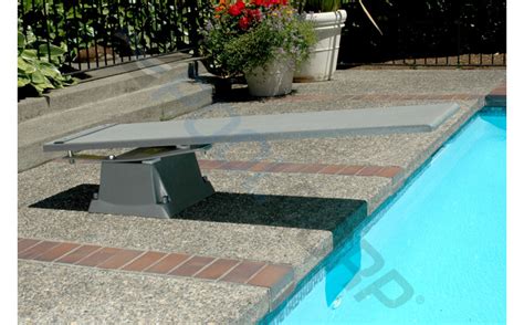 Pool360 8 Pebble Supreme Jump Stand With Frontier Iii Diving Board