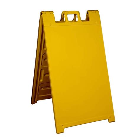 Plasticade 130 Y Signicade A Frame Plain Portable Folding Sidewalk Sign