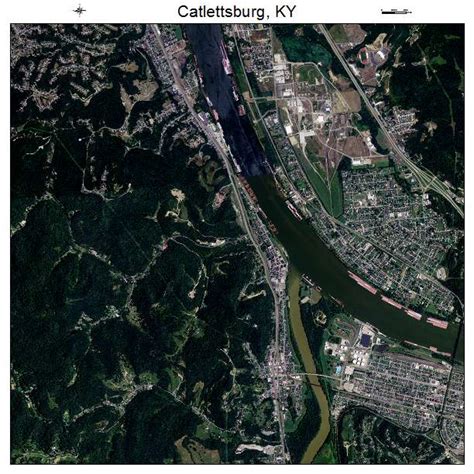 Aerial Photography Map Of Catlettsburg Ky Kentucky