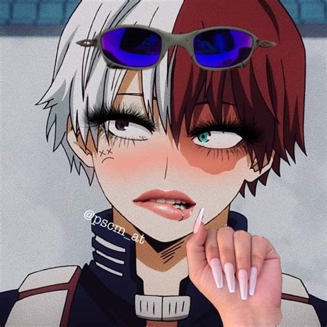 Cursed Shoto Todoroki Funny Anime Art Images And Photos Finder