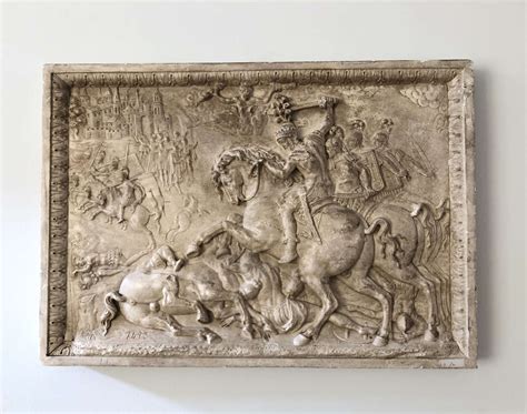19th C French Plaster Bas Relief Circa 1820