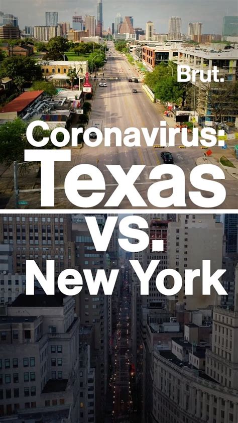 Coronavirus New York Vs Texas Brut