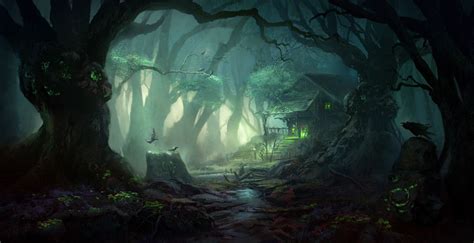 Mystic Forest By Giao Nguyen Fantasy Landscape Fantasy Pictures