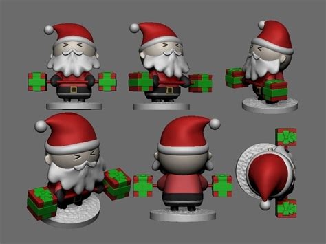 3d Printed Santa Claus Training By Luizhtm Pinshape