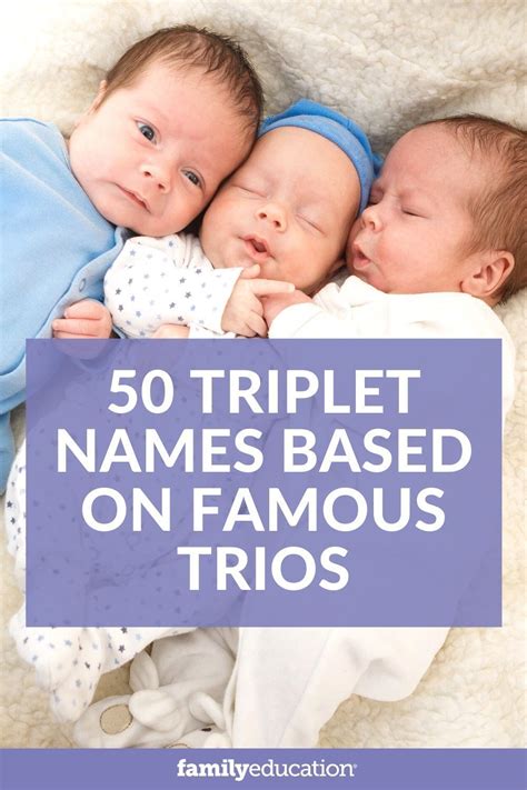 The Top Names For Triplets Based On Famous Trios Triplet Names