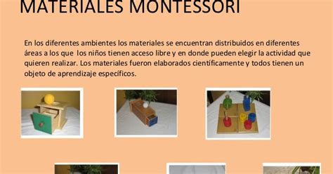 Que Es El Material Didactico Segun Maria Montessori Material Colección