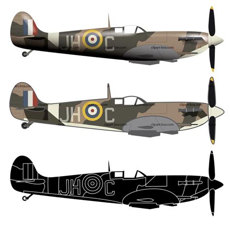 Spitfire Vector At Getdrawings Free Download