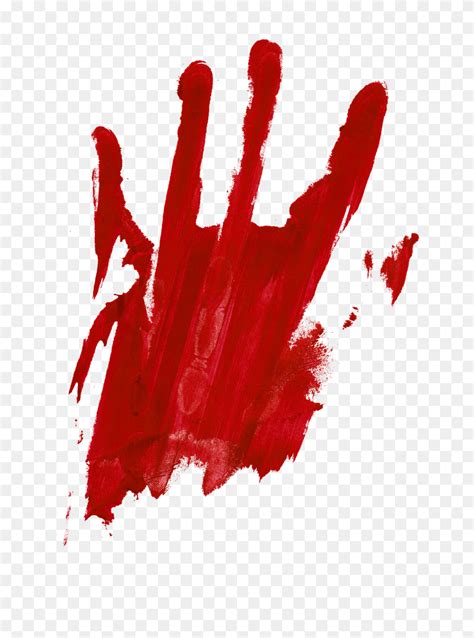 Dripping Bloody Handprint Png Blood Dripping Transparent Blood