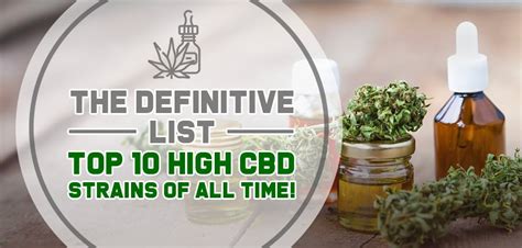 The Definitive List Top 10 High Cbd Strains Of All Time Crop King Seeds
