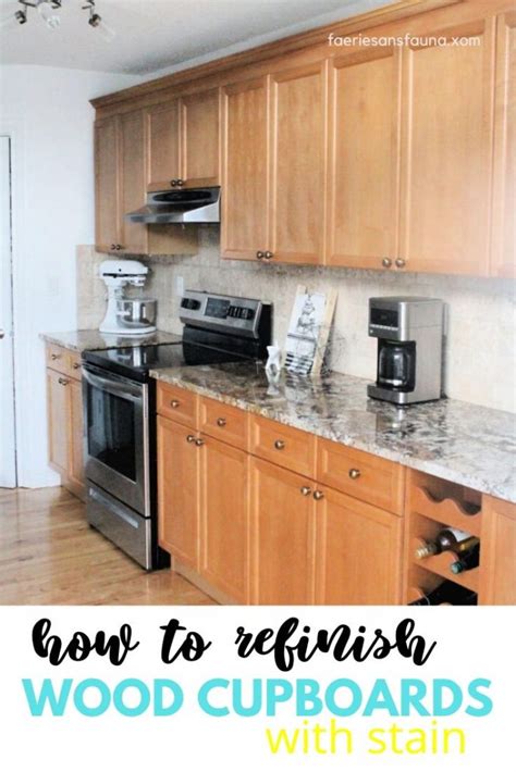 I refinished/updated all of the items myself. How to Refinish Wood Cabinets