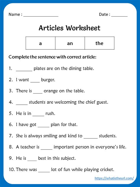 Block style and administrative management style (ams). articles-worksheet-for-grade-5 - Your Home Teacher