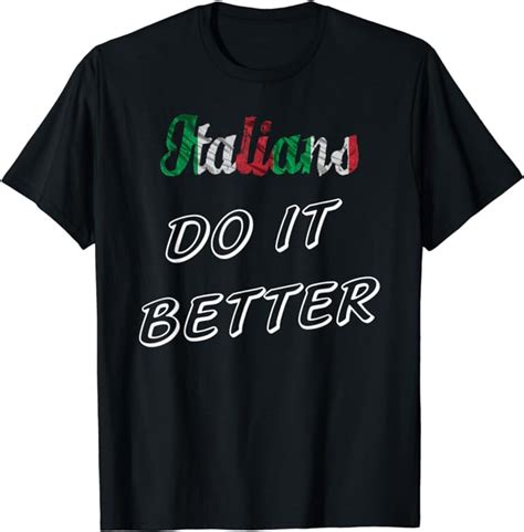 Amazon Com Italians Do It Better S Retro T Shirt Clothing Shoes Jewelry