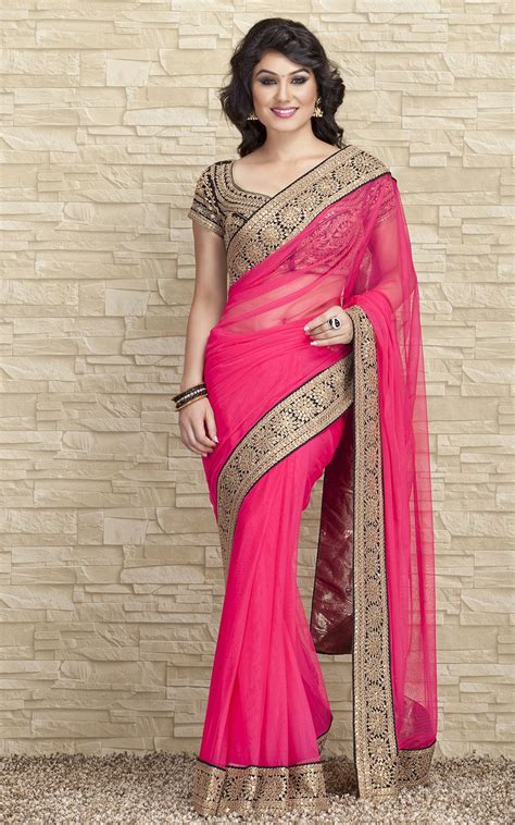 Embroidery Boarder Saree On Nett Fabric Website Email Arvin