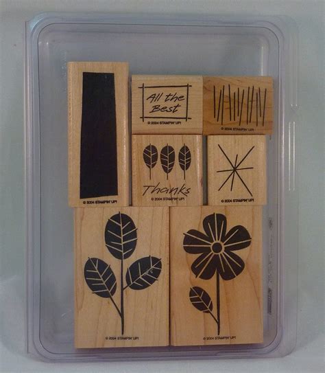 Amazon Com Stampin Up All The Best Set Of Decorative Rubber Stamps Retired Arts Crafts