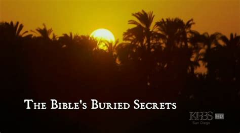 Bibles Buried Secrets Pbs Nova D0ccie Current