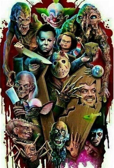 Horror Movies Chucky Freddy Krueger Jason Voorhees Michael Myers