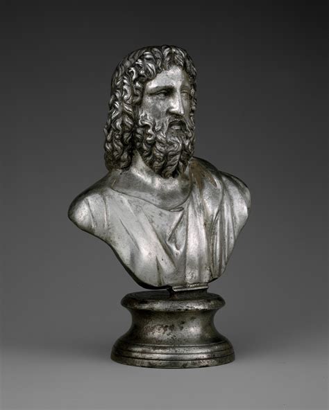 Silver Bust Of Serapis Roman Mid Imperial The Metropolitan Museum